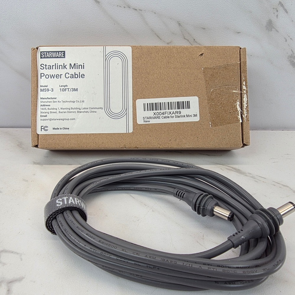 STARWARE Starlink Mini‎ Power Cable M59-3 10FT/3M New